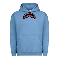 Pigment Pebble Blue Hype Shark Urban Hoodie - baoMotion