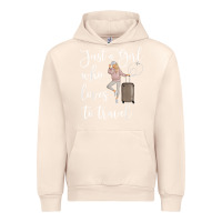 Sandshell just a girl who loves to travel traveling women nomad t shirt Urban Hoodie - baoMotion