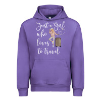 Tulip just a girl who loves to travel traveling women nomad t shirt Urban Hoodie - baoMotion