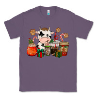 Lavender cow coffee cups christmas Classic Tee - CowGirlArtShop