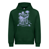 Forest Green las vegas strip retro famous sign nevada traveler souvenir t shirt Urban Hoodie - baoMotion