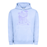 Pigment Grape Ice las vegas strip retro famous sign nevada traveler souvenir t shirt Urban Hoodie - baoMotion