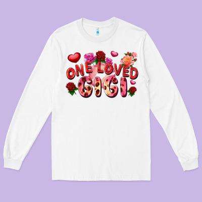 One Loved Gigi Long Sleeve Tee Designed By Fadigitalartstudio