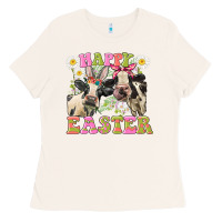 Happy Easter Heifers Easter Day Ladies Tee | Teevron