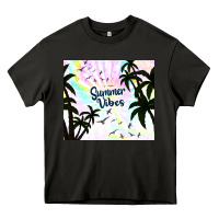 Summer Vibes With Birds Heavy Core Tee | Teevron