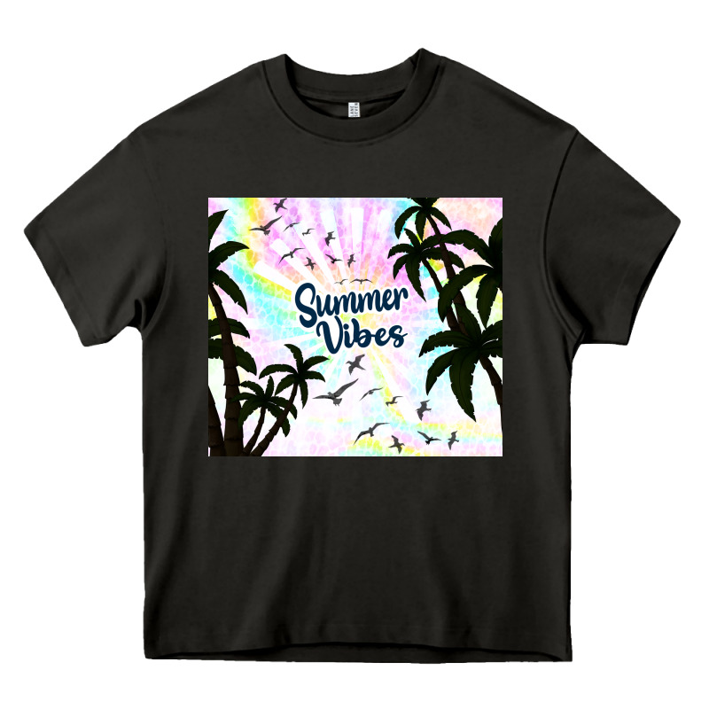 Summer Vibes With Birds Heavy Core Tee by TumblerDesignByShophia | Teevron