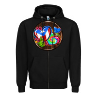 Black puerto rico coasters Zipper Hoodie - AdoDesignShop