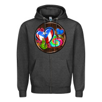 Charcoal Heather puerto rico coasters Zipper Hoodie - AdoDesignShop