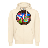 Sandshell puerto rico coasters Zipper Hoodie - AdoDesignShop