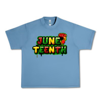 Pebble Blue Juneteenth Urban Heavy Tee - FaDigitalArtStudio