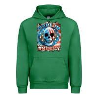 Emerald made in america skull Urban Hoodie - JahusDesignShop
