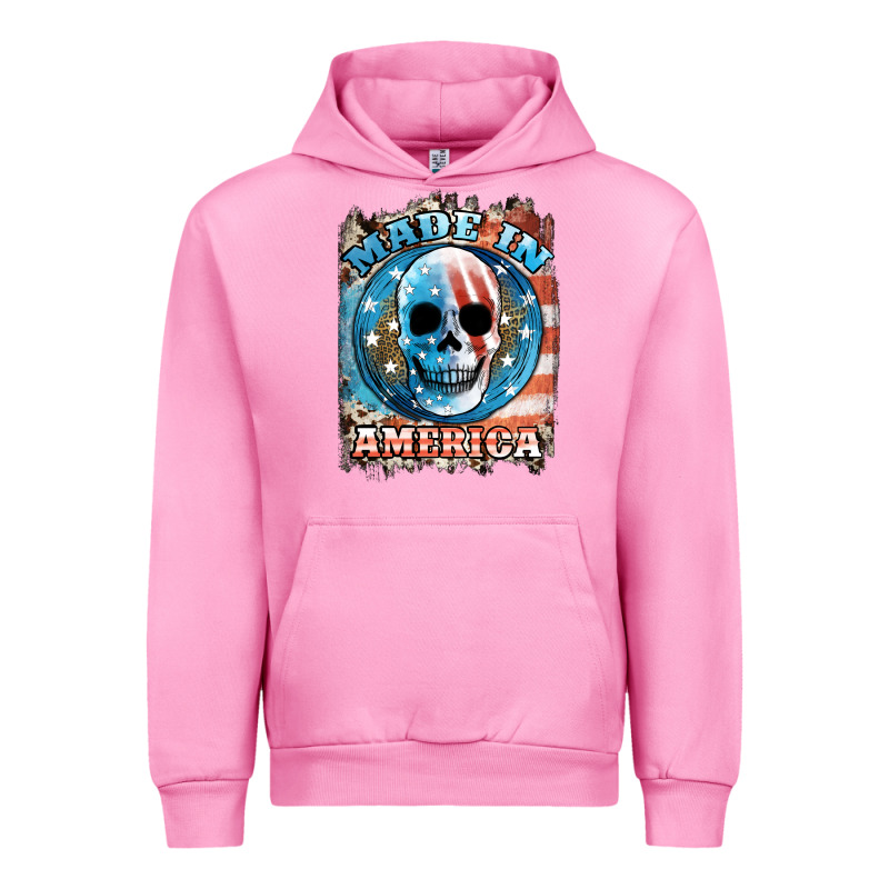 Made In America Skull Urban Hoodie by JahusDesignShop | Teevron