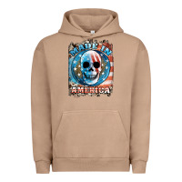 Pigment Burro made in america skull Urban Hoodie - JahusDesignShop