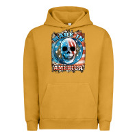 Pigment Peanut Butter made in america skull Urban Hoodie - JahusDesignShop