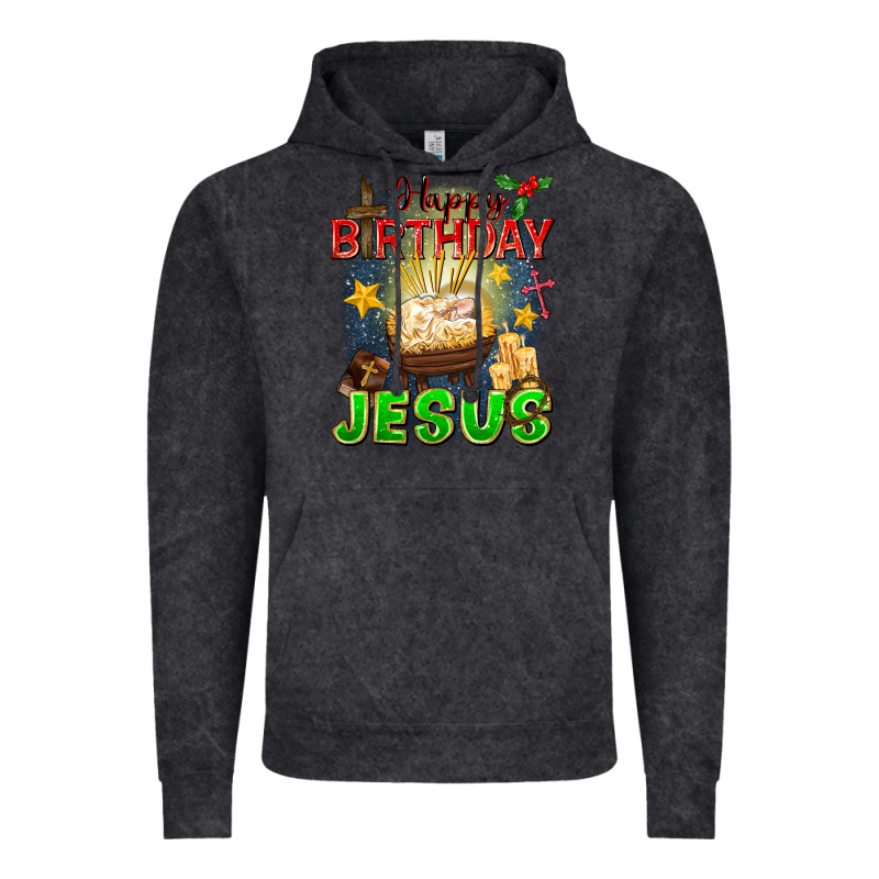 Happy Birthday Jesus Vintage Hoodie by FaDigitalArtStudio | Teevron