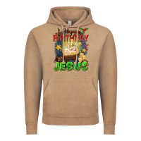 Vintage Coffee happy birthday jesus Vintage Hoodie - FaDigitalArtStudio