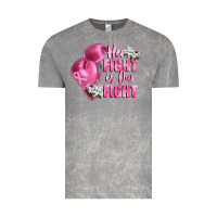 Cloud Rock her fight is our fight Breast cancer awareness Vintage Tee - FaDigitalArtStudio