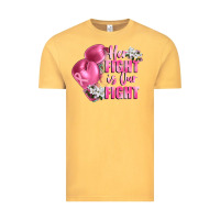 Vintage Mustard her fight is our fight Breast cancer awareness Vintage Tee - FaDigitalArtStudio