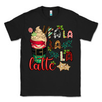 Black Fa la la la latte Classic Tee - CowGirlArtShop