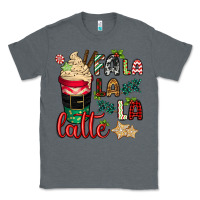 Charcoal Heather Fa la la la latte Classic Tee - CowGirlArtShop