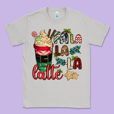 Fa La La La Latte Classic Tee Designed By Cowgirlartshop