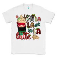 White Fa la la la latte Classic Tee - CowGirlArtShop