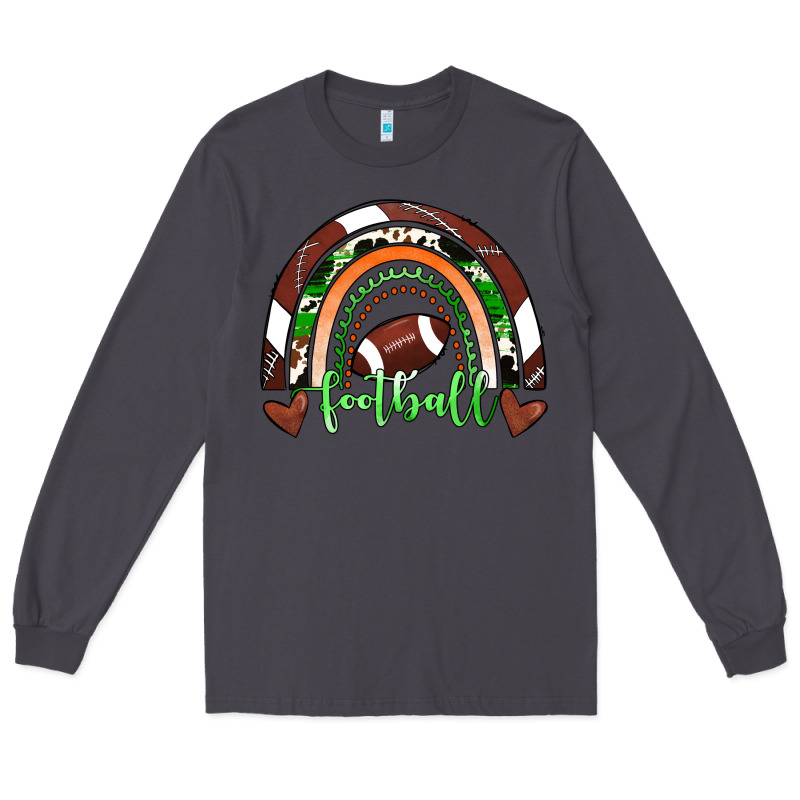 Football Rainbow Long Sleeve Tee by RanaPortraitStore | Teevron