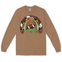 Toasted Coconut Football Rainbow Long Sleeve Tee - RanaPortraitStore