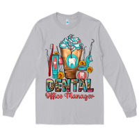 Moon Dust dental office manager cold drink frappe Long Sleeve Tee - FaDigitalArtStudio