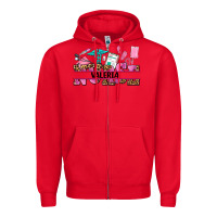 Red nurse custom name Zipper Hoodie - AdoDesignShop