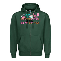 Sports Green nurse custom name Zipper Hoodie - AdoDesignShop