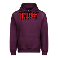 Mauve Wine Hellboy Urban Hoodie - baoMotion