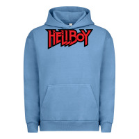 Pigment Pebble Blue Hellboy Urban Hoodie - baoMotion