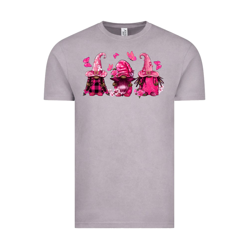 Breast Cancer Afro Gnomies Vintage Tee by FaDigitalArtStudio | Teevron