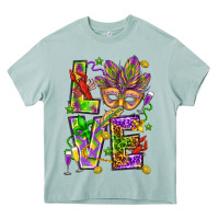 Arona Mardi Gras love Heavy Core Tee - HowdyJamesFarm