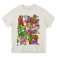 Mardi Gras Love Heavy Core Tee | Teevron