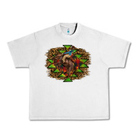 Lunar Rock Western Christmas Rodeo Distressed Urban Heavy Tee - RanaPortraitStore