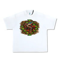 White Western Christmas Rodeo Distressed Urban Heavy Tee - RanaPortraitStore