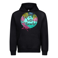Black life is better at the beach Urban Hoodie - JahusDesignShop
