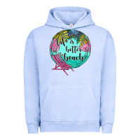 Pigment Grape Ice life is better at the beach Urban Hoodie - JahusDesignShop