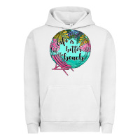 Pigment Lunar Rock life is better at the beach Urban Hoodie - JahusDesignShop