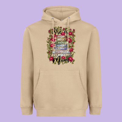 She Is Mom Heavyweight Hoodie Designed By Jahusdesignshop