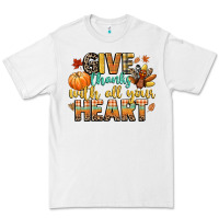 White give thanks with all your heart Premium Tee - CowGirlArtShop