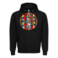 Black dominican republic coasters Zipper Hoodie - AdoDesignShop