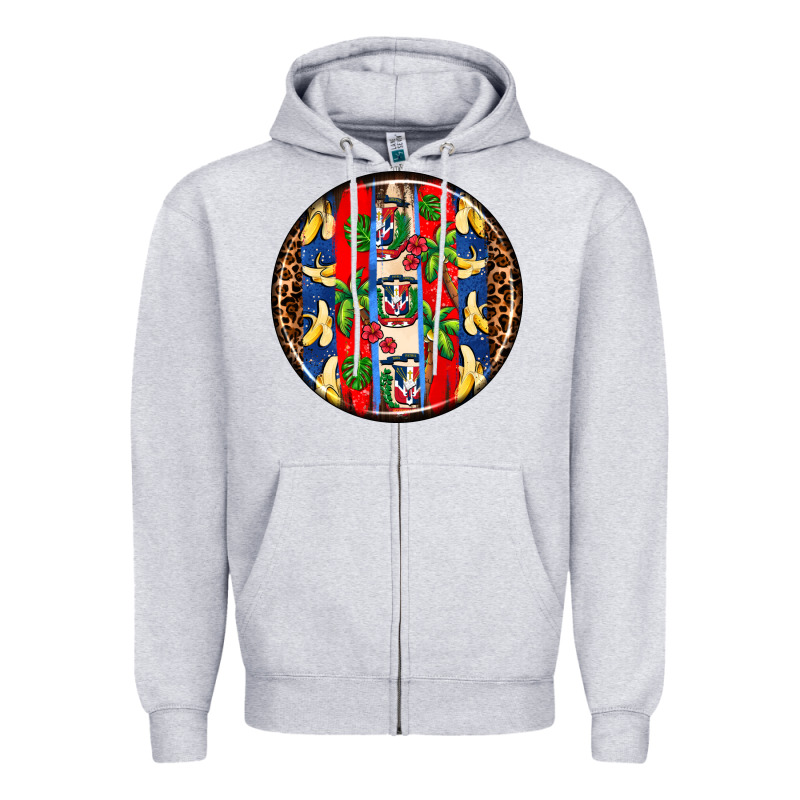 Dominican Republic Coasters Zipper Hoodie by AdoDesignShop | Teevron