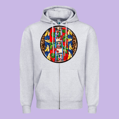 Dominican Republic Coasters Zipper Hoodie Designed By Adodesignshop