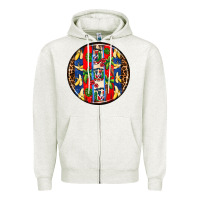 Oatmeal Heather dominican republic coasters Zipper Hoodie - AdoDesignShop
