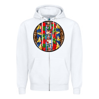 White dominican republic coasters Zipper Hoodie - AdoDesignShop