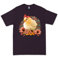 Plum Chick With Flowers Feopard Premium Tee - Jasminsmagicworld