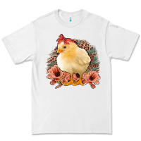 White Chick With Flowers Feopard Premium Tee - Jasminsmagicworld